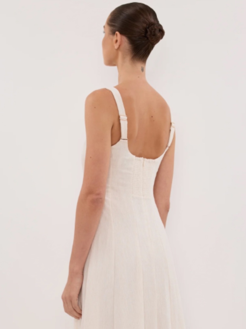 Dissh Canne Cream Midi Dress. Size 10. NWT - Picture 3 of 8